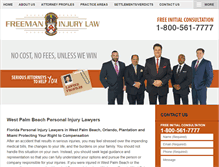 Tablet Screenshot of lawofficesofdeanhfreeman.com